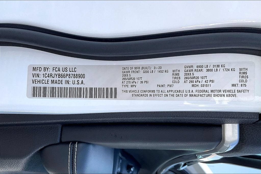 2023 Jeep Grand Cherokee 4xe 4DR 4WD