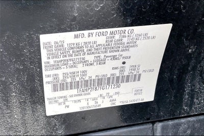 2015 Ford Taurus Limited