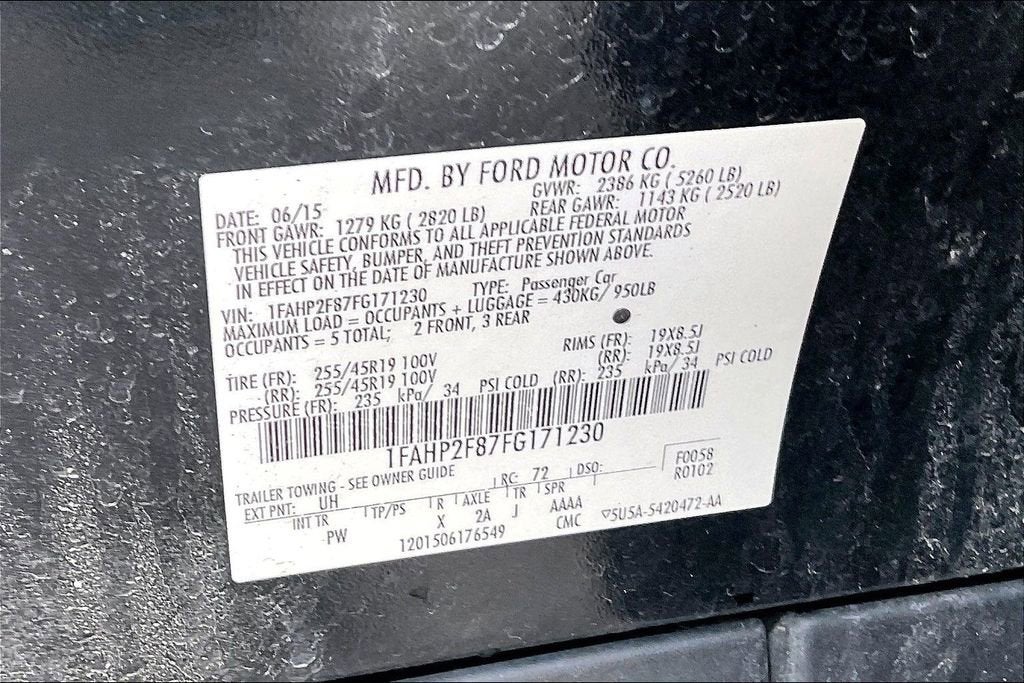 2015 Ford Taurus Limited