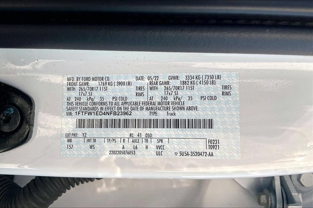 2022 Ford F-150 XL
