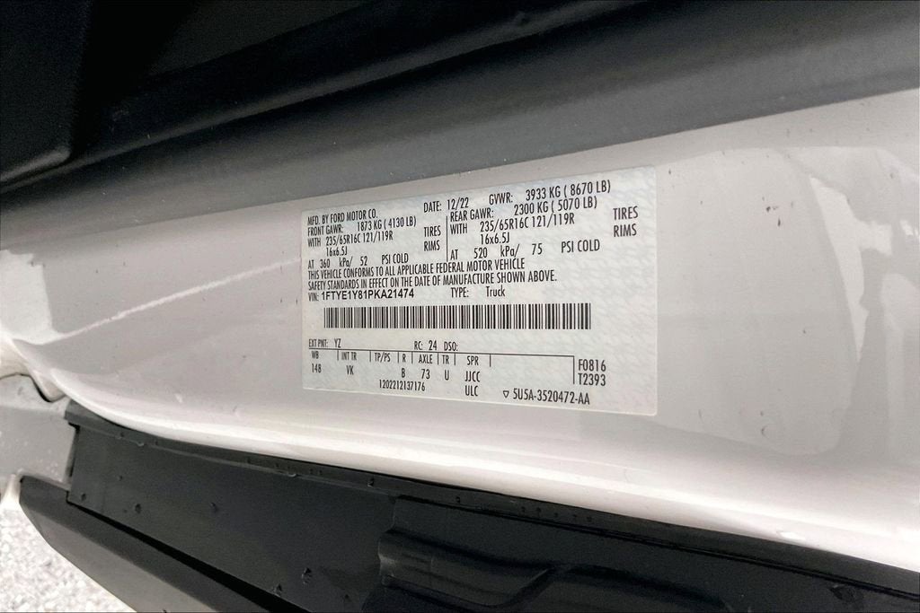 2023 Ford Transit Cargo Van T150 LOW RF RWD