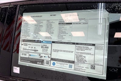 2027 Chevrolet Bolt LT