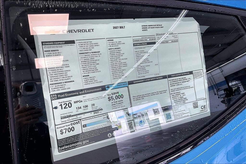 2027 Chevrolet Bolt LT