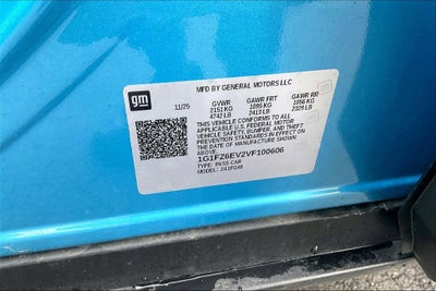 2027 Chevrolet Bolt RS