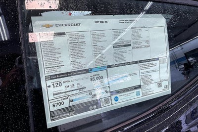 2027 Chevrolet Bolt RS