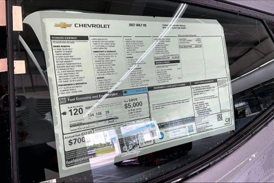 2027 Chevrolet Bolt RS