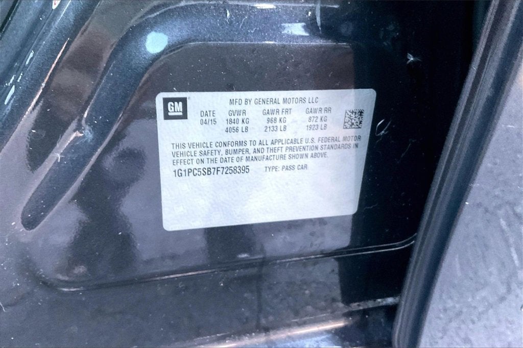 2015 Chevrolet Cruze LT