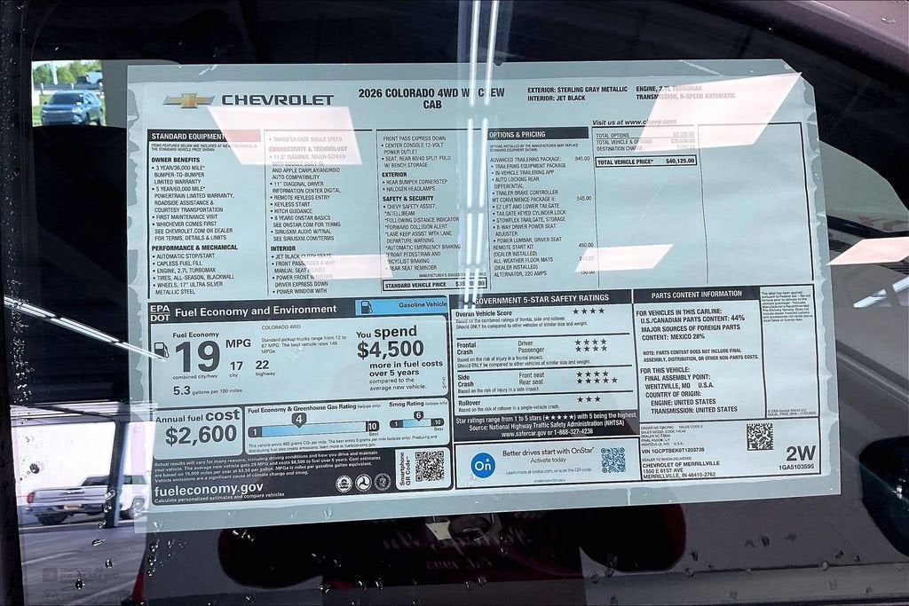 2026 Chevrolet Colorado WT