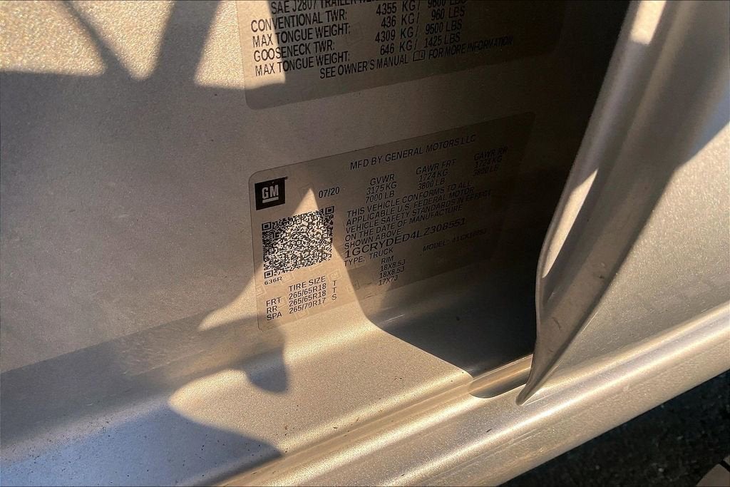 2020 Chevrolet Silverado 1500 LT