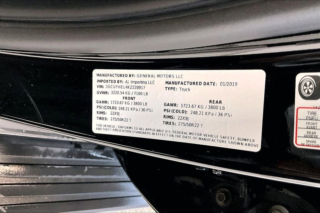 2019 Chevrolet Silverado 1500 High Country
