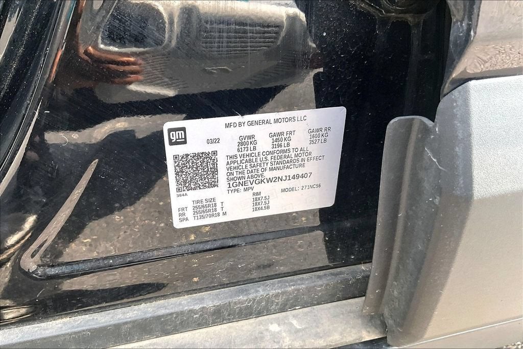 2022 Chevrolet Traverse LT Cloth