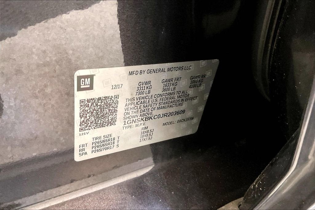 2018 Chevrolet Tahoe LT