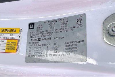 2017 GMC Sierra 1500 REG CAB 2WD 133.0