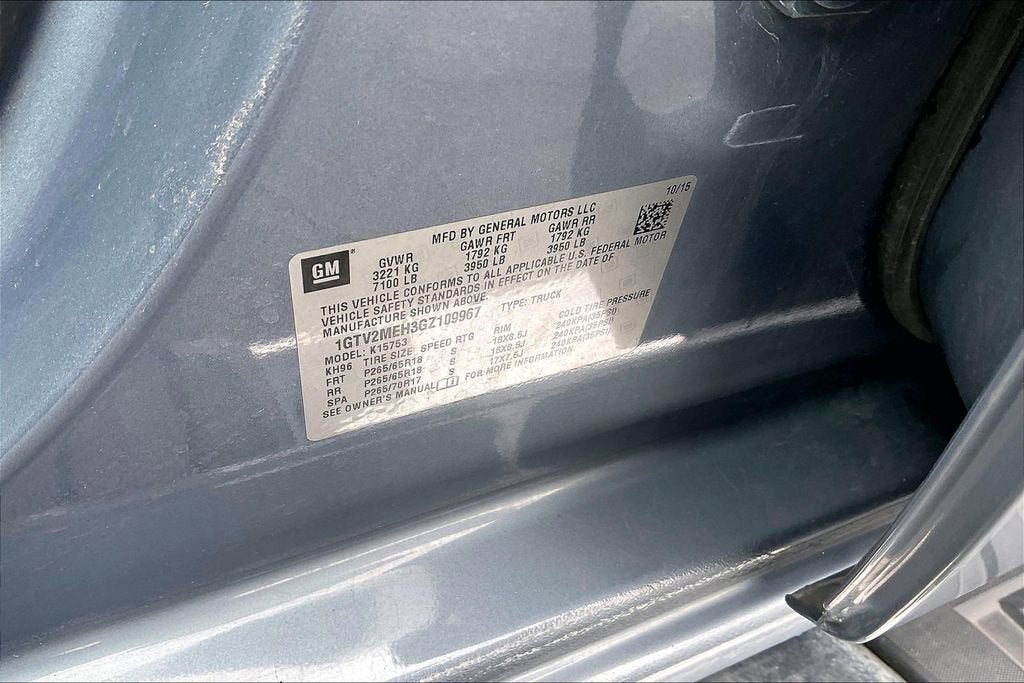 2016 GMC Sierra 1500 SLE