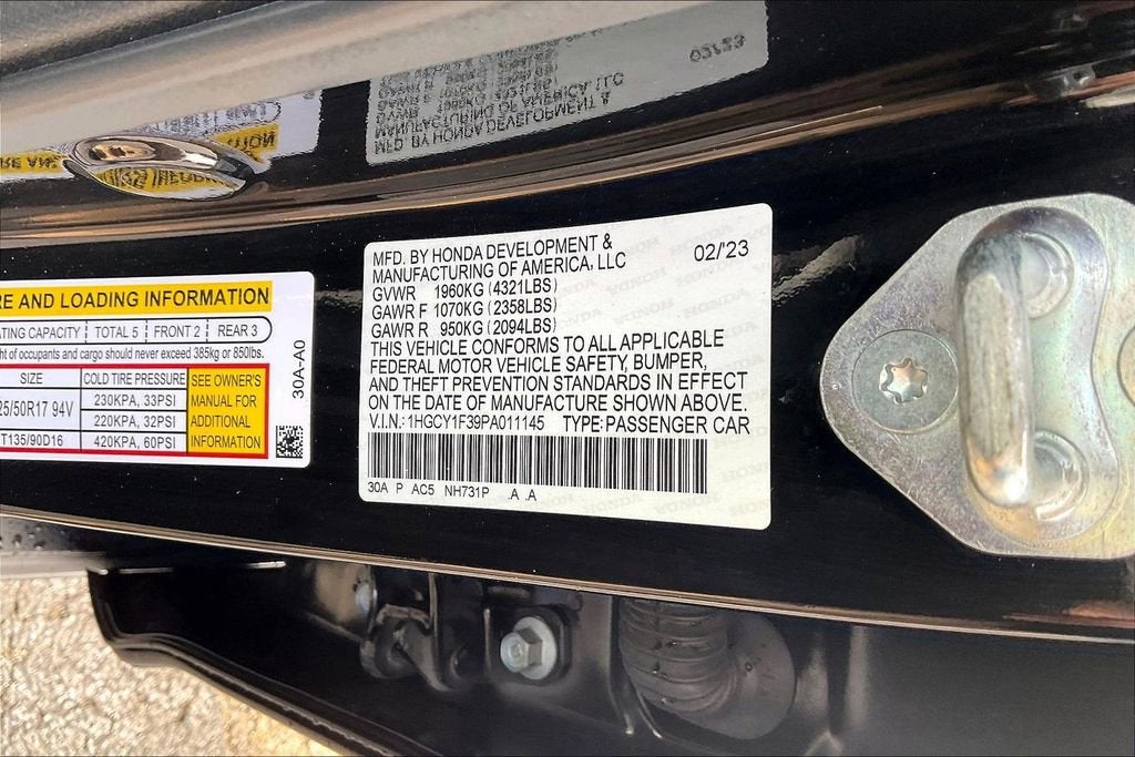 2023 Honda Accord Sedan EX