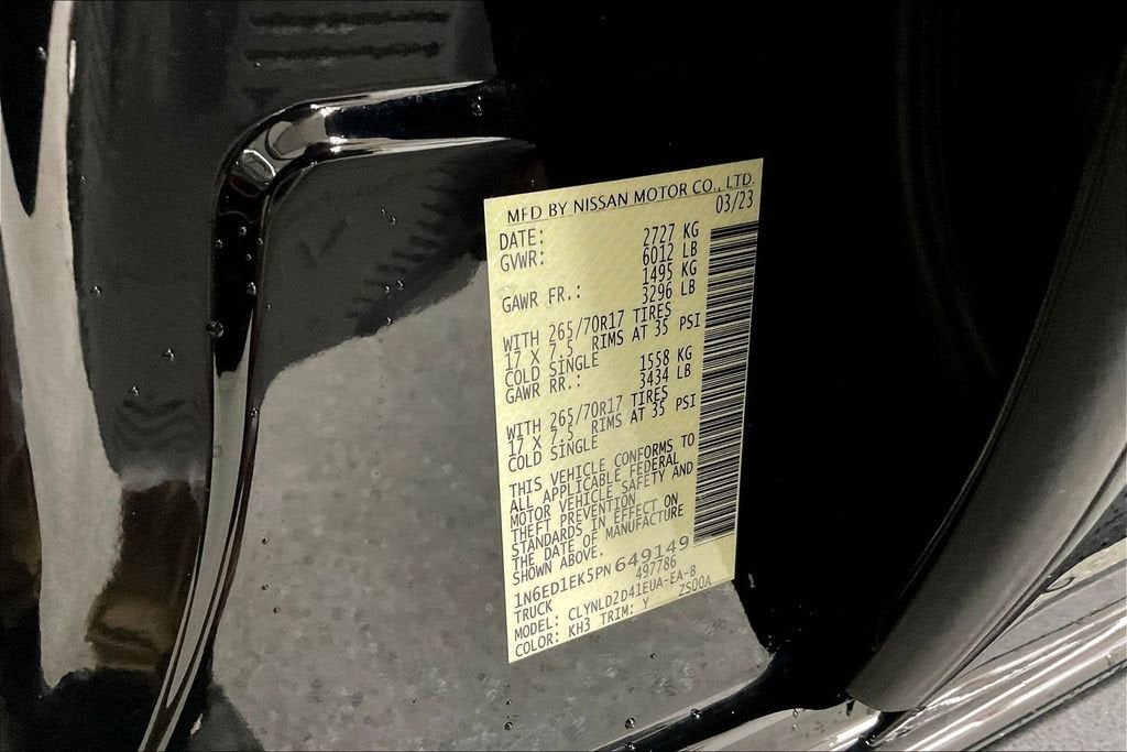 2023 Nissan Frontier PRO-4X