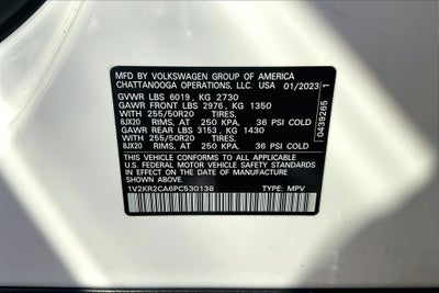 2023 Volkswagen Atlas 3.6L V6 SE w/Technology