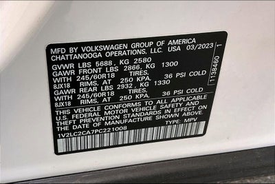2023 Volkswagen Atlas Cross Sport 2.0T SE