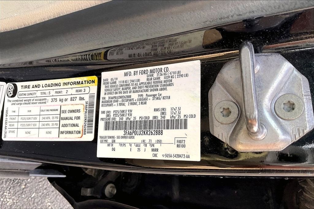 2019 Ford Fusion Hybrid SE