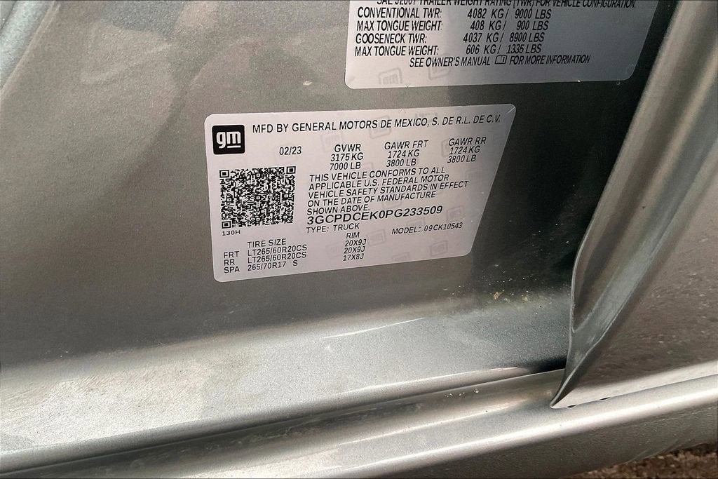 2023 Chevrolet Silverado 1500 Custom Trail Boss