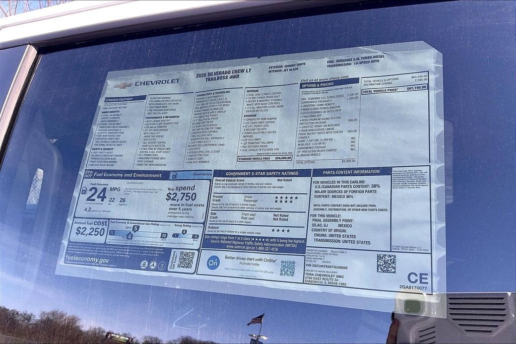 2026 Chevrolet Silverado 1500 LT Trail Boss