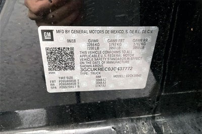 2018 Chevrolet Silverado 1500 LT