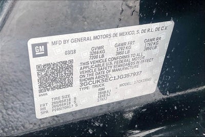 2018 Chevrolet Silverado 1500 LTZ