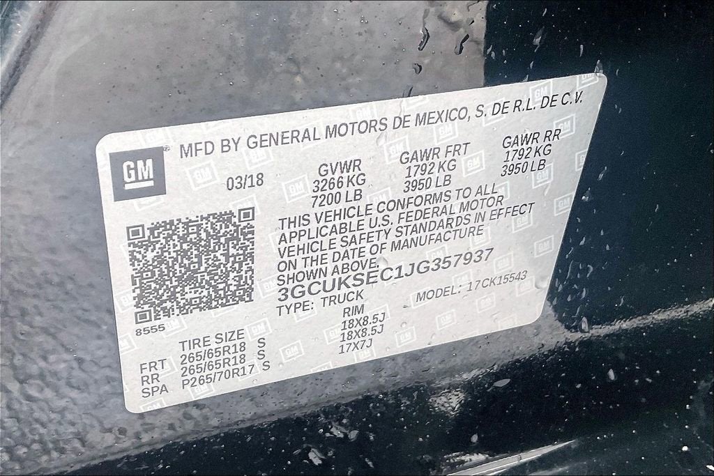 2018 Chevrolet Silverado 1500 LTZ