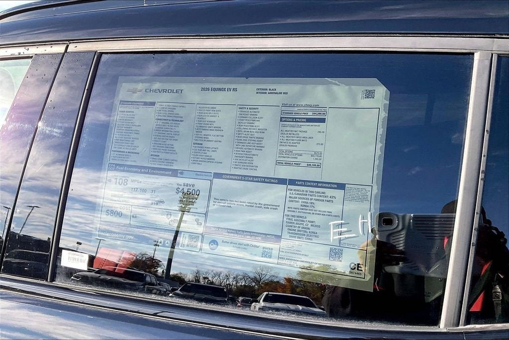 2026 Chevrolet Equinox EV RS