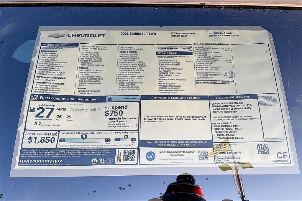 2026 Chevrolet Equinox LT