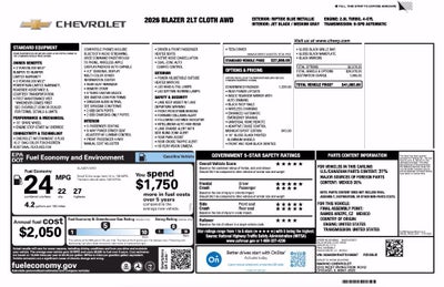 2026 Chevrolet Blazer 2LT