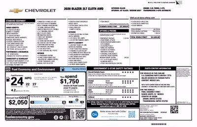 2026 Chevrolet Blazer 2LT