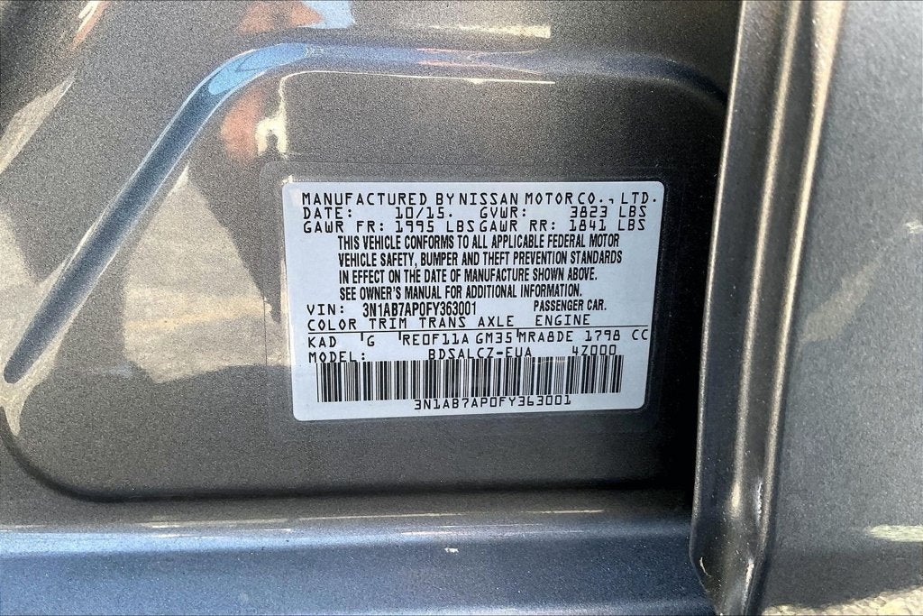 2015 Nissan Sentra S