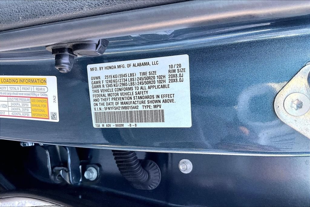 2021 Honda Pilot Special Edition