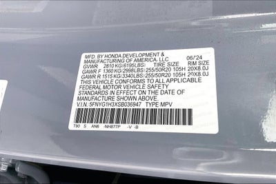 2025 Honda Pilot Sport