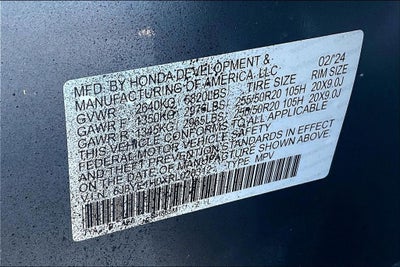 2024 Acura MDX w/A-Spec Package