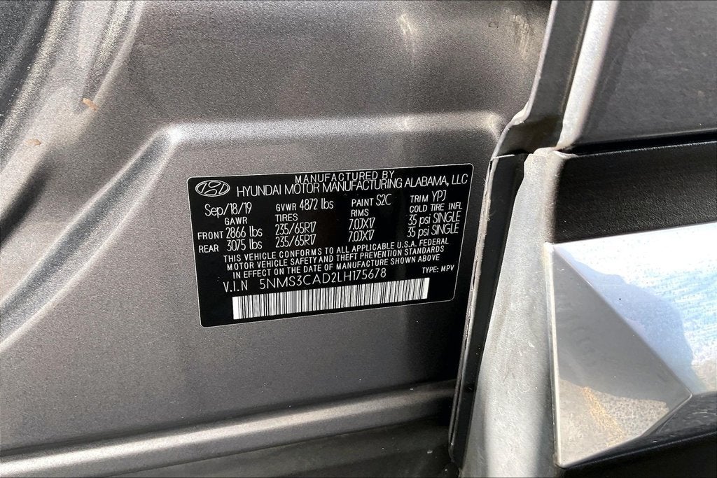 2020 Hyundai Santa Fe SEL
