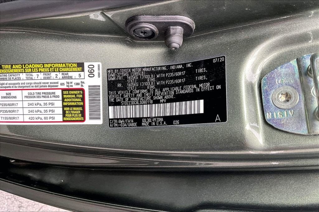 2020 Toyota Sienna L