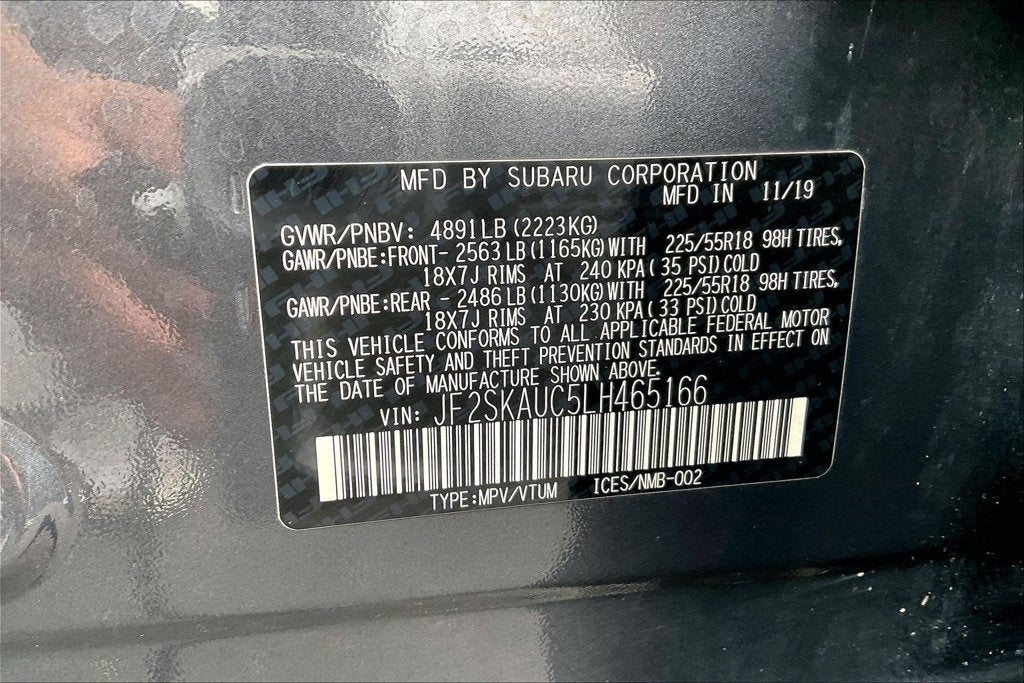 2020 Subaru Forester Limited