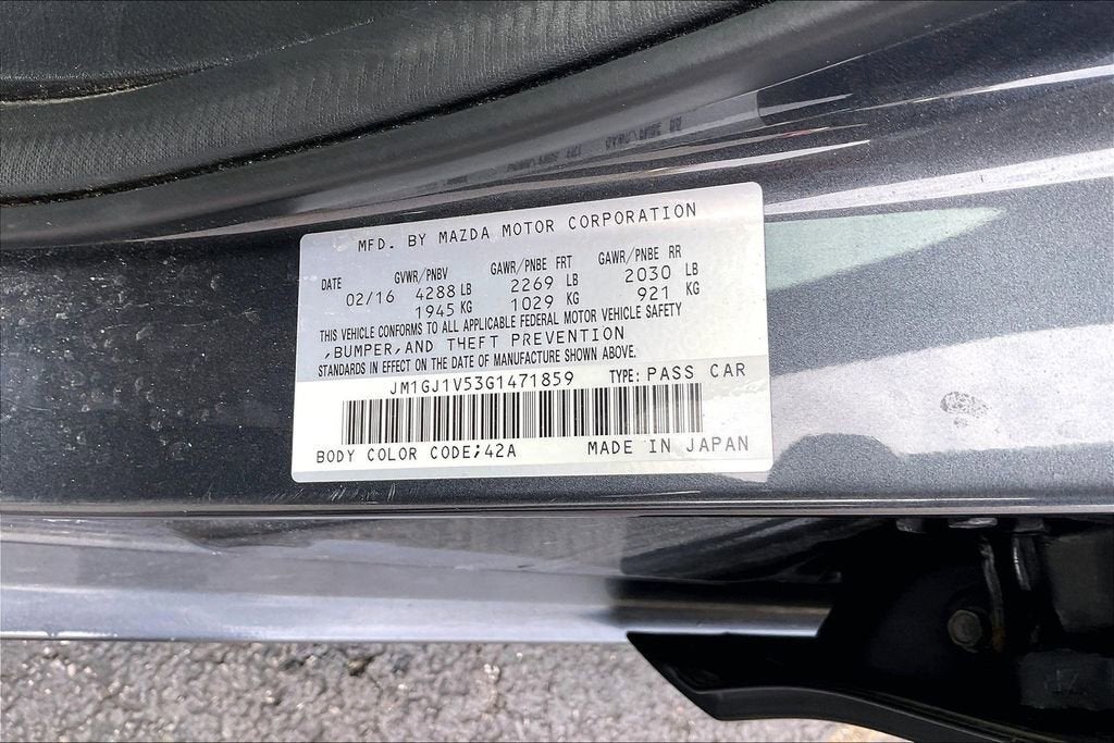 2016 Mazda Mazda6 i Touring