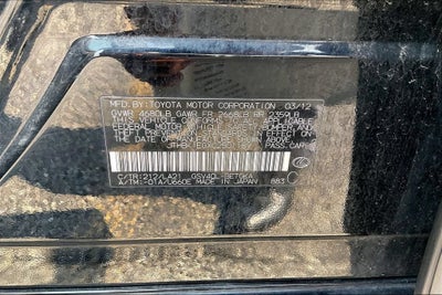 2012 Lexus ES 350 4DR SDN