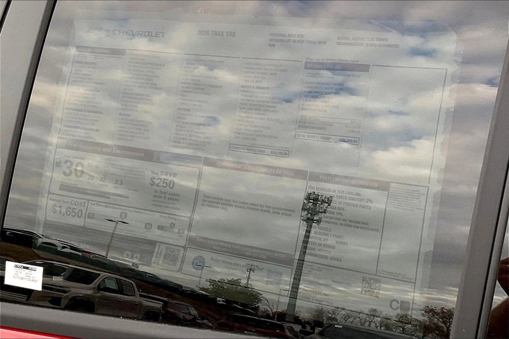 2026 Chevrolet Trax 1RS