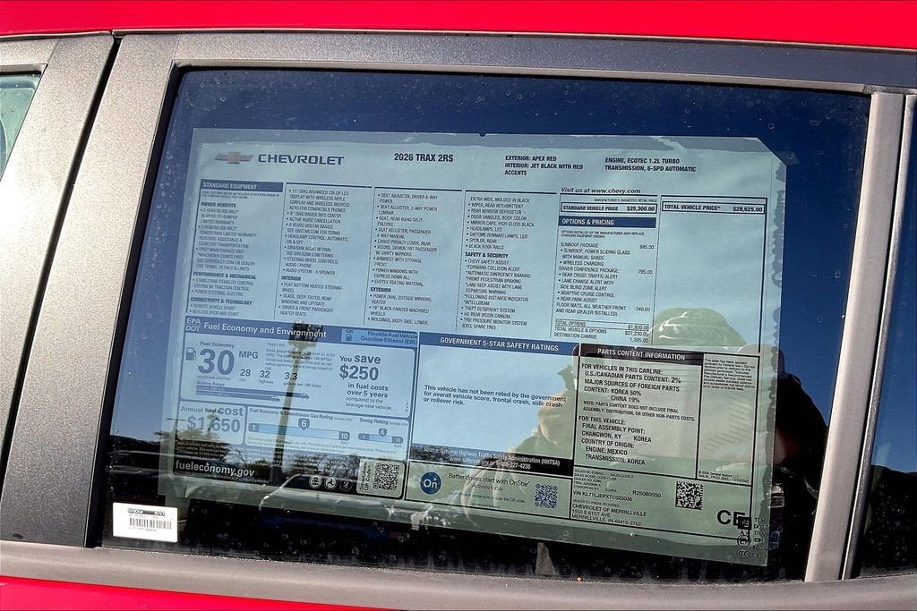 2026 Chevrolet Trax 2RS