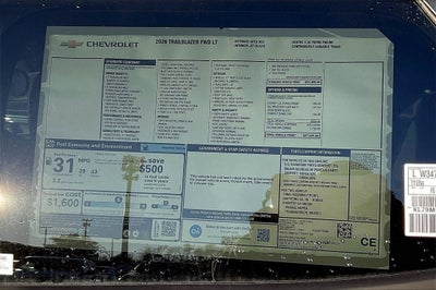 2026 Chevrolet Trailblazer LT