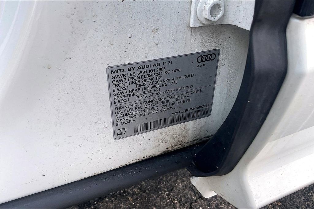 2022 Audi Q7 Premium Plus