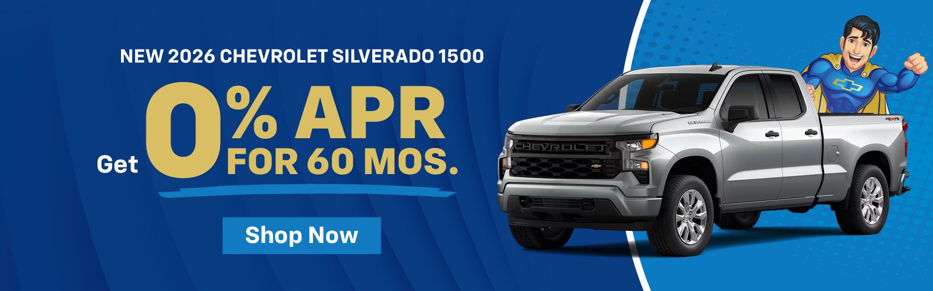 0% APR on 2026 Chevrolet Silverado 1500