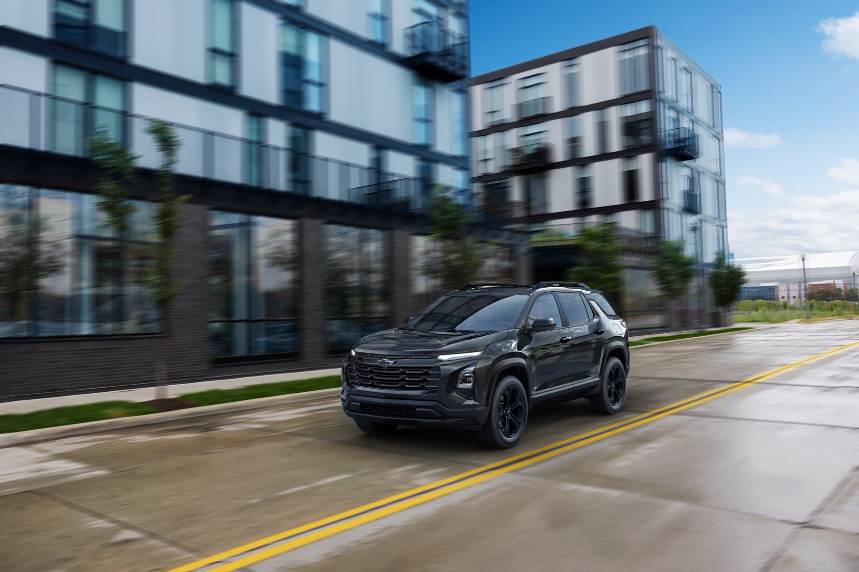 Chevy Equinox in a city